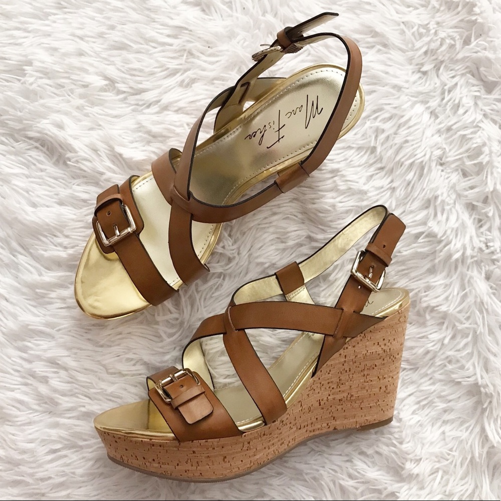 NWOT ✨ Marc Fisher Gilon 3 Wedge Sandals